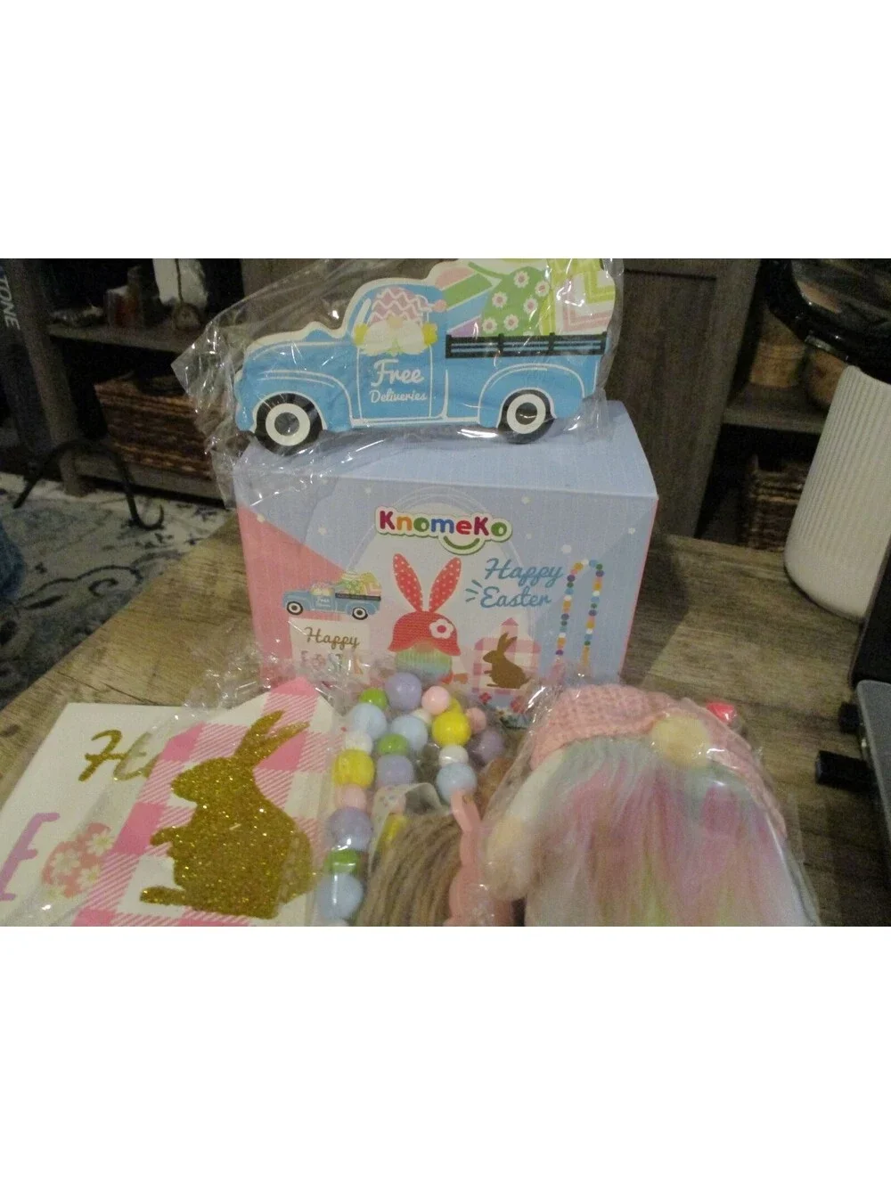 Knomeko Happy Easter Decor Set (Boxed) - Lot of 2